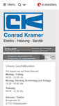 Mobile Screenshot of conradkramer.de